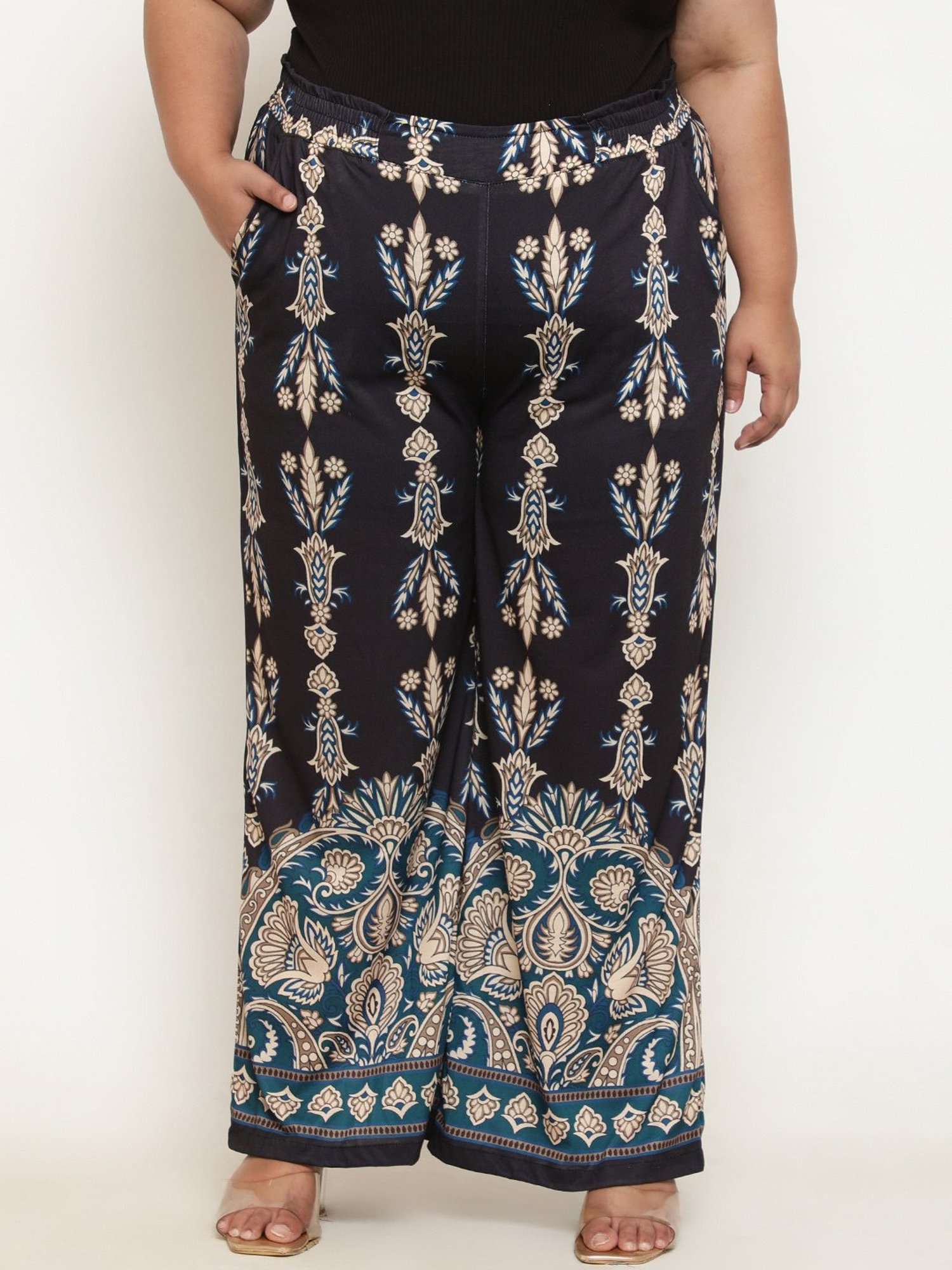 KENDALL + KYLIE Black Mid Rise Pants