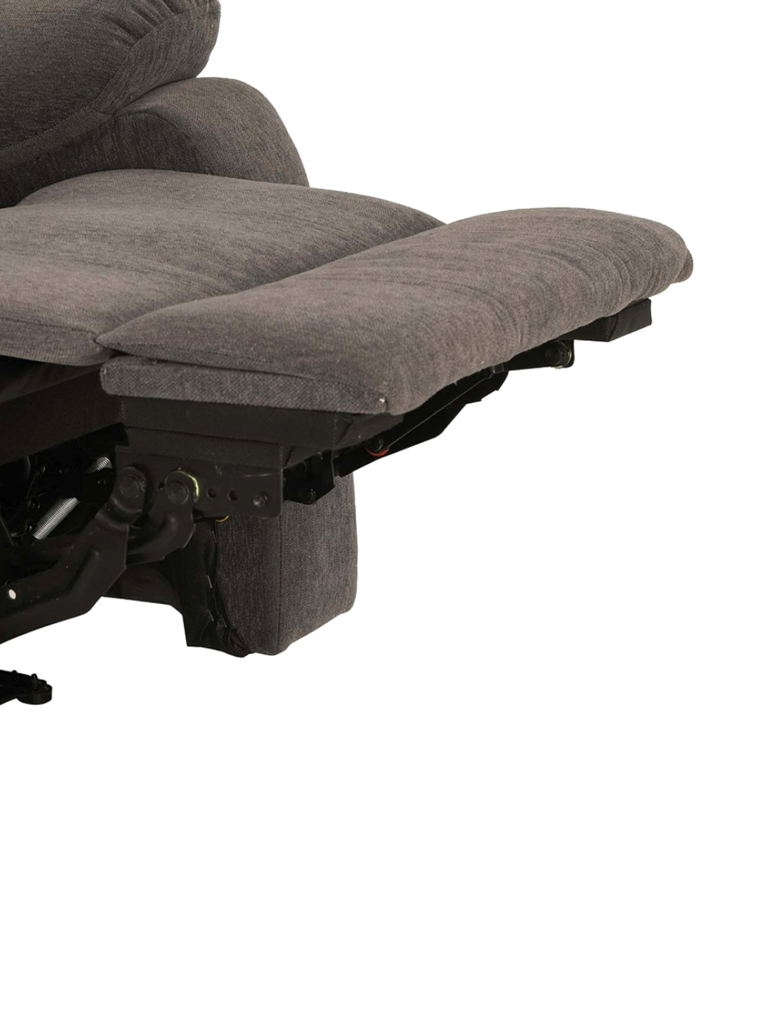 Durian Berry Black Premium Leatherette 2 Seater Sofa