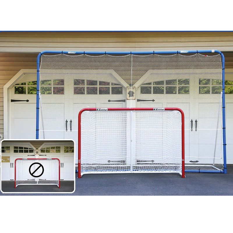 EZ Goal Multi-Sports Goal Backstop & Tilting Rebounder