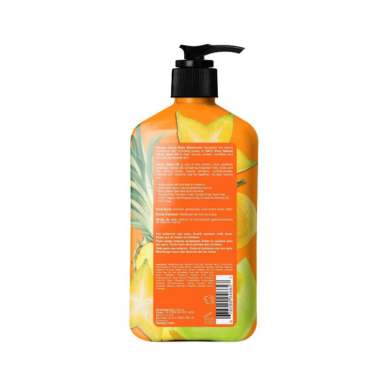 Hempz Limited Edition Sweet and Zesty Herbal Body Moisturizer - 17oz