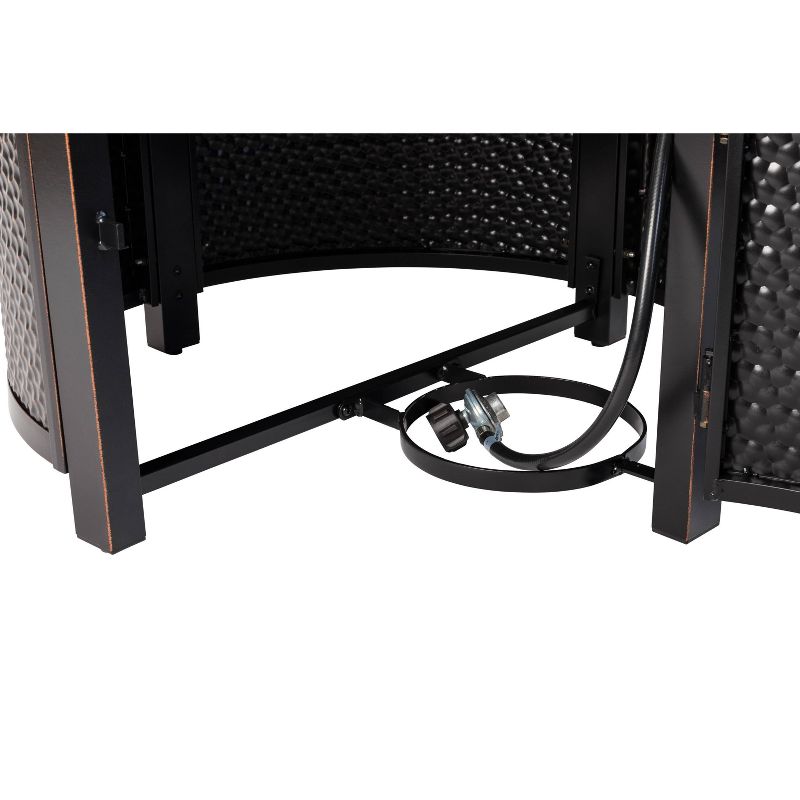 Briarwood Round Aluminum LPG Fire Pit - Fire Sense