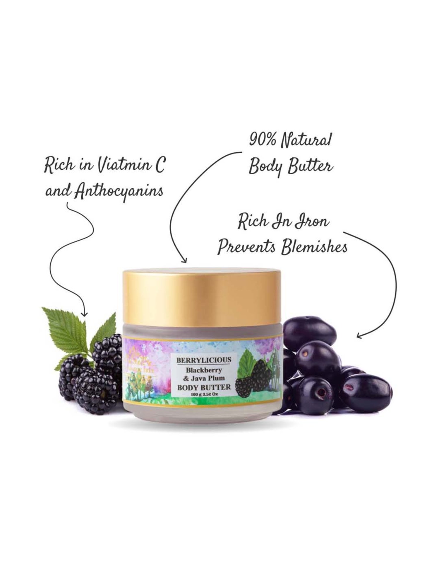 The Paradise Tree's Berrylicious Body Butter - 100 gm