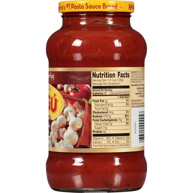 Ragu Super Chunky Mushroom Pasta Sauce - 24oz