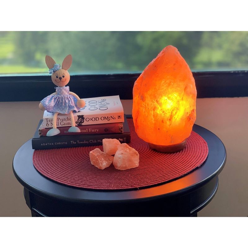 Small Natural Salt Lamp Pink - Q&A Himalayan Salt