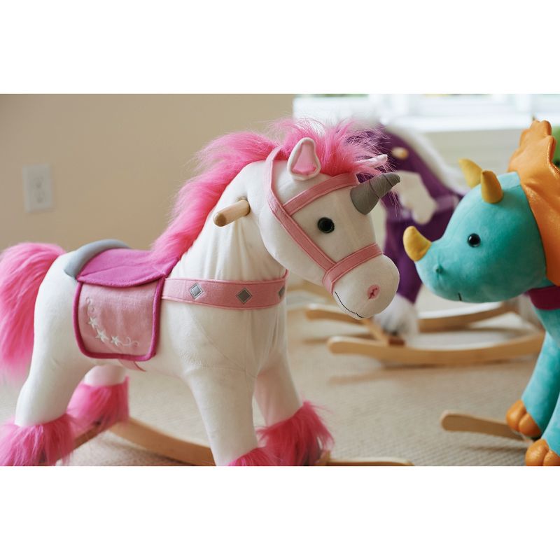 Farm Hoppers Inflatable Bouncing Purple Unicorn