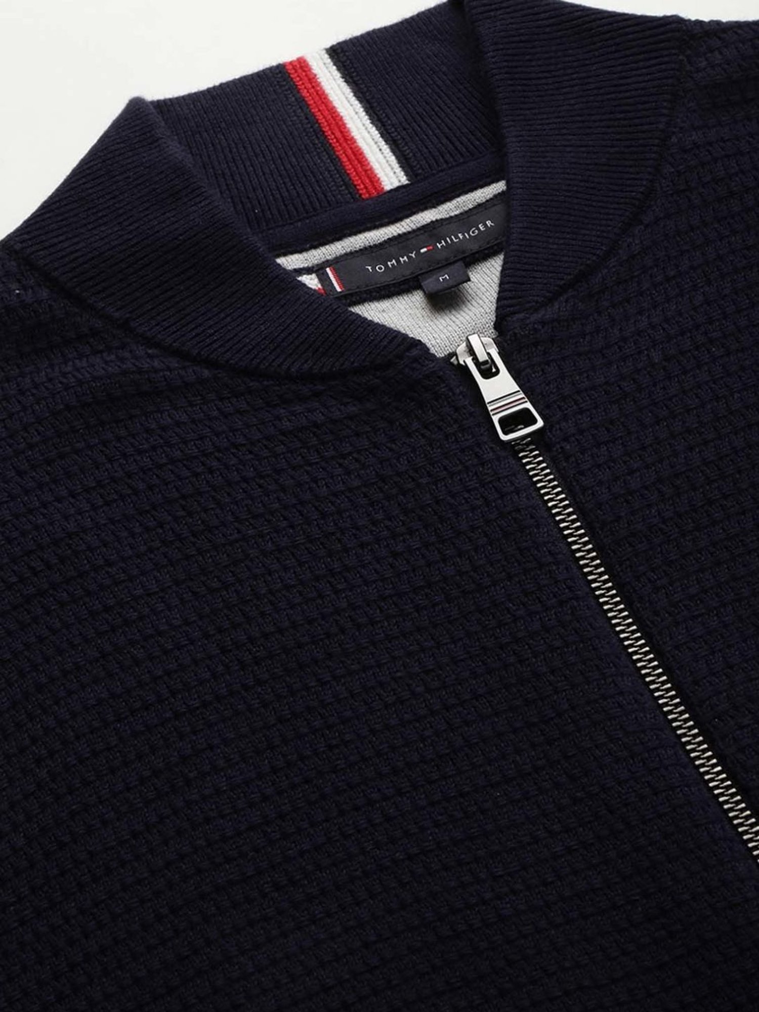 Tommy Hilfiger Desert Sky Cotton Regular Fit Self Pattern Sweater