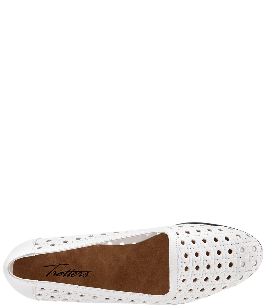Trotters Liz Woven Leather Loafers