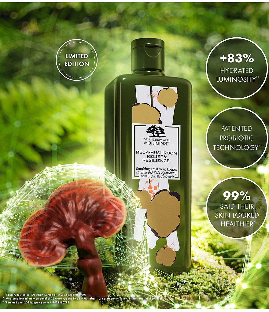 Origins Dr. Andrew Weil for Origins&trade; Jumbo Mega-Mushroom Relief & Resilience Soothing Treatment Lotion
