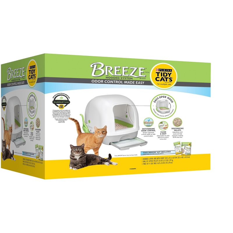 Tidy Cats Breeze Hooded Litter Box System