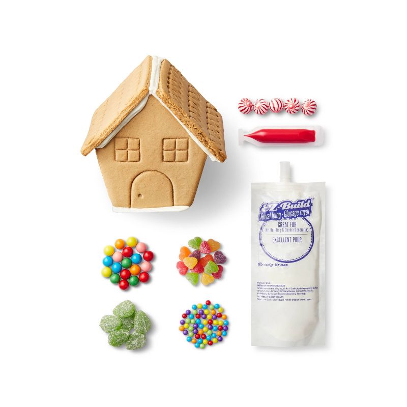 Holiday Pre-Built Gingerbread House - 29.8oz - Wondershop™