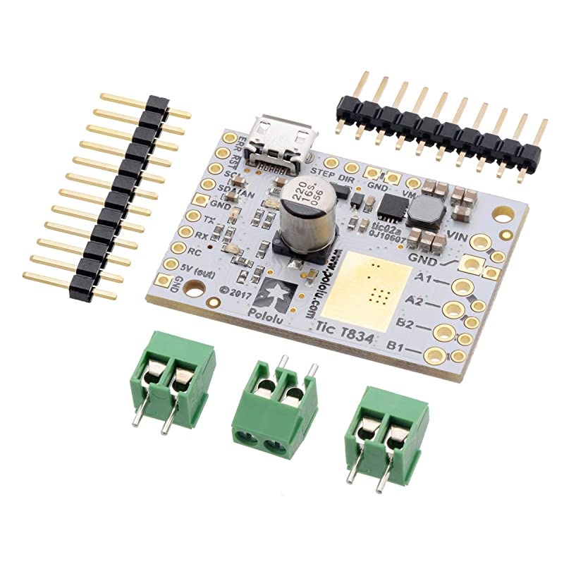 Tic T834 USB Multi-Interface Stepper Motor Controller (Item 3133)