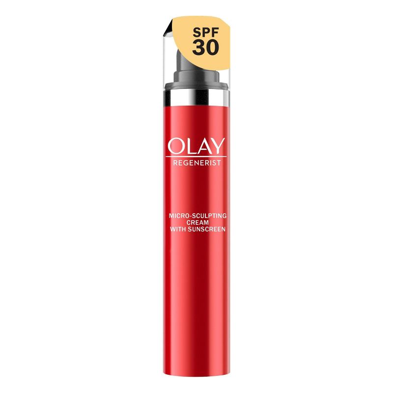 Olay Regenerist Micro-Sculpting Cream Moisturizer with Sunscreen Broad Spectrum SPF 30 - 1.7 fl oz