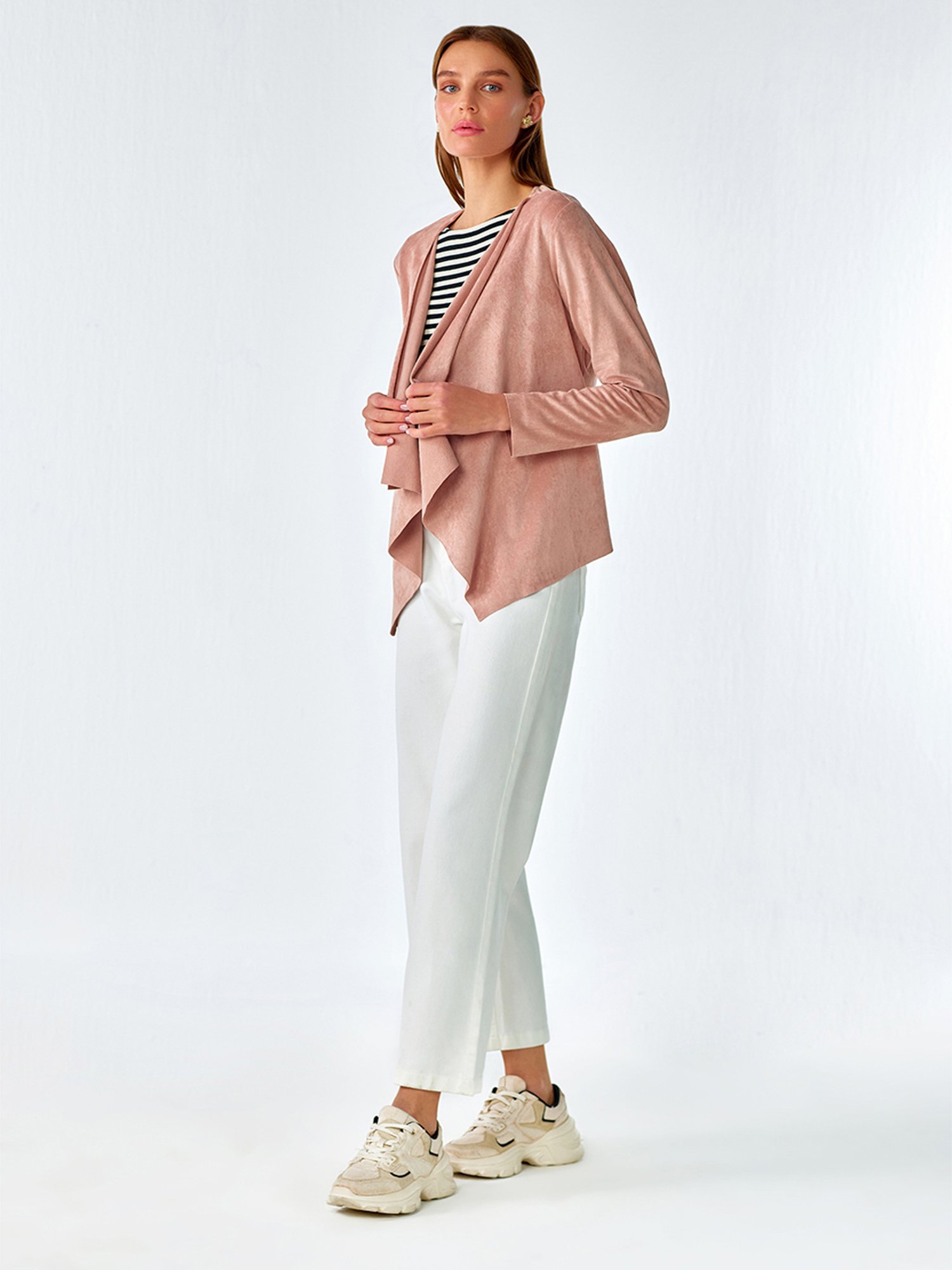 Cover Story Dusty Pink Shrug