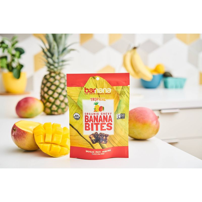 Barnana Organic Tropical Chewy Banana Bites - 3.5oz