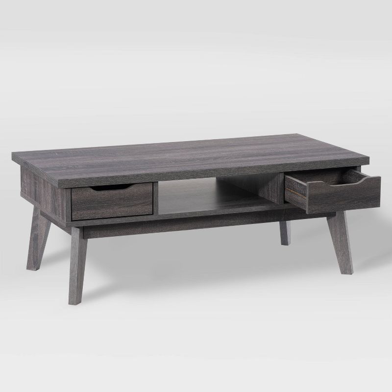 Hollywood Coffee Table Dark Gray - CorLiving