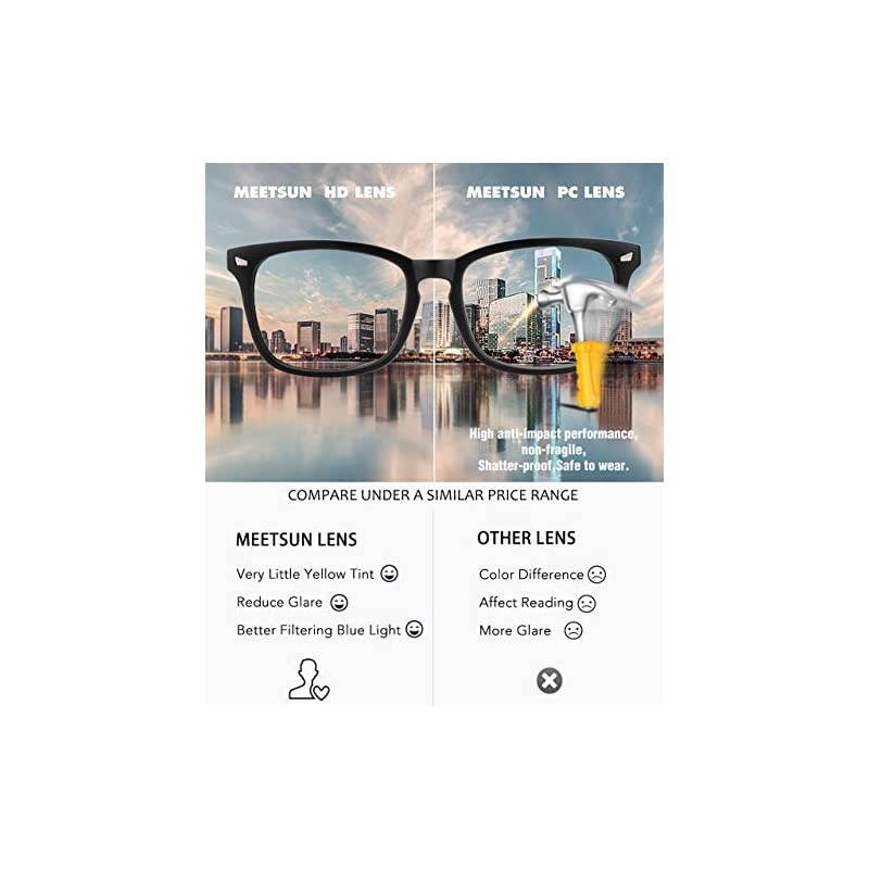 Blue Light Blocking Glasses Anti Eye Strain Headache Sleep BetterComputer Reading Glasses UV400 Transparent Lens Matte Black Frame + Flower Frame 2 PACK 53