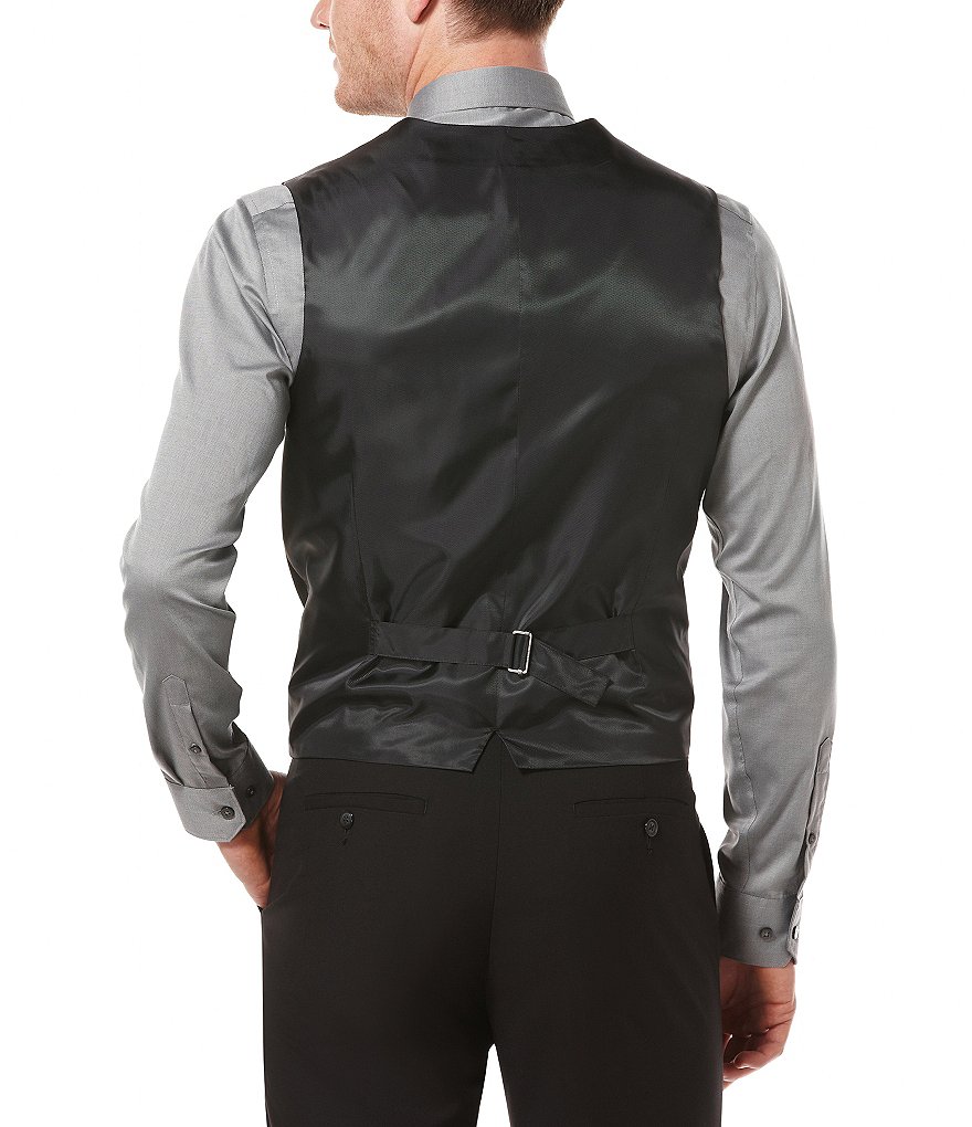 Perry Ellis Big & Tall Solid 5-Button Vest