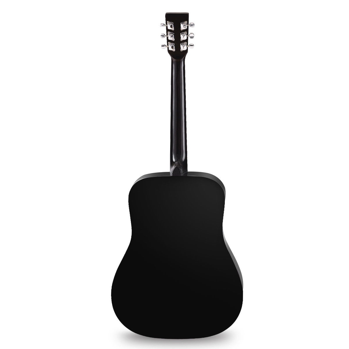 Costway Sonart 41" Acoustic Folk Guitar 6 String w/Case Strap Pick Strings for Beginners