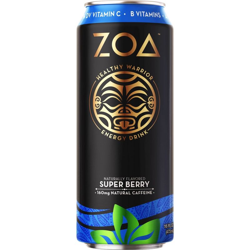 ZOA Super Berry Energy Drink - 16 fl oz Can