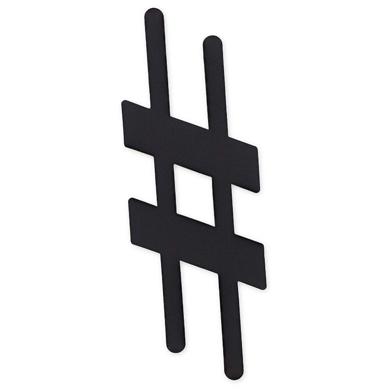 50x Musical Notes Silhouettes for Bulletin Board Decor, Black, approx. 9 inch