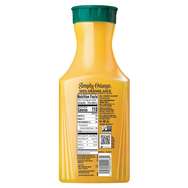 Simply Orange Medium Pulp with Calcium & Vitamin D Juice - 52 fl oz