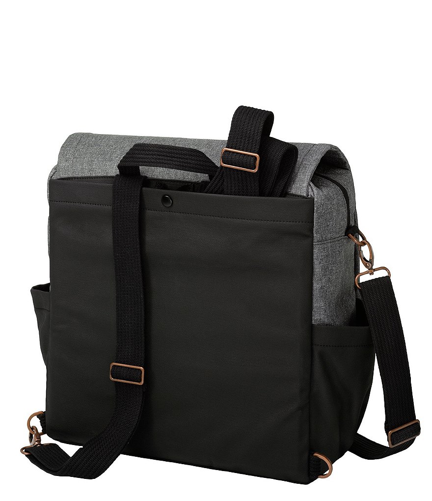 Petunia Pickle Bottom Boxy Backpack Colorblock Canvas Diaper Bag