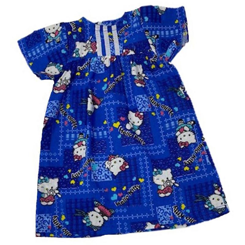 The Queen's Treasures Little House on the Prairie Green Calico Dress, Bonnet & Apron for 18" American Girl Dolls