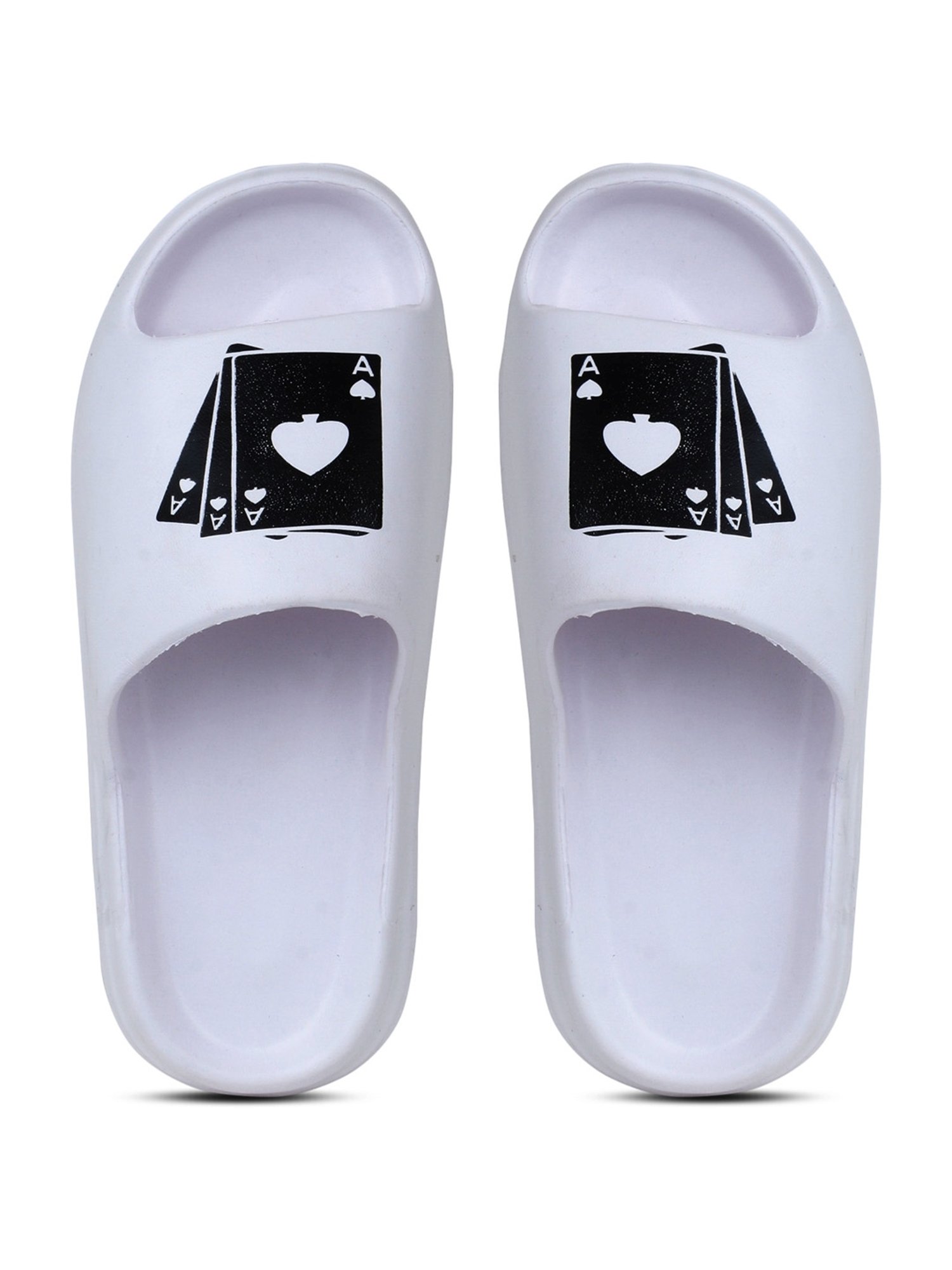 Pampy Angel Men's White Slides