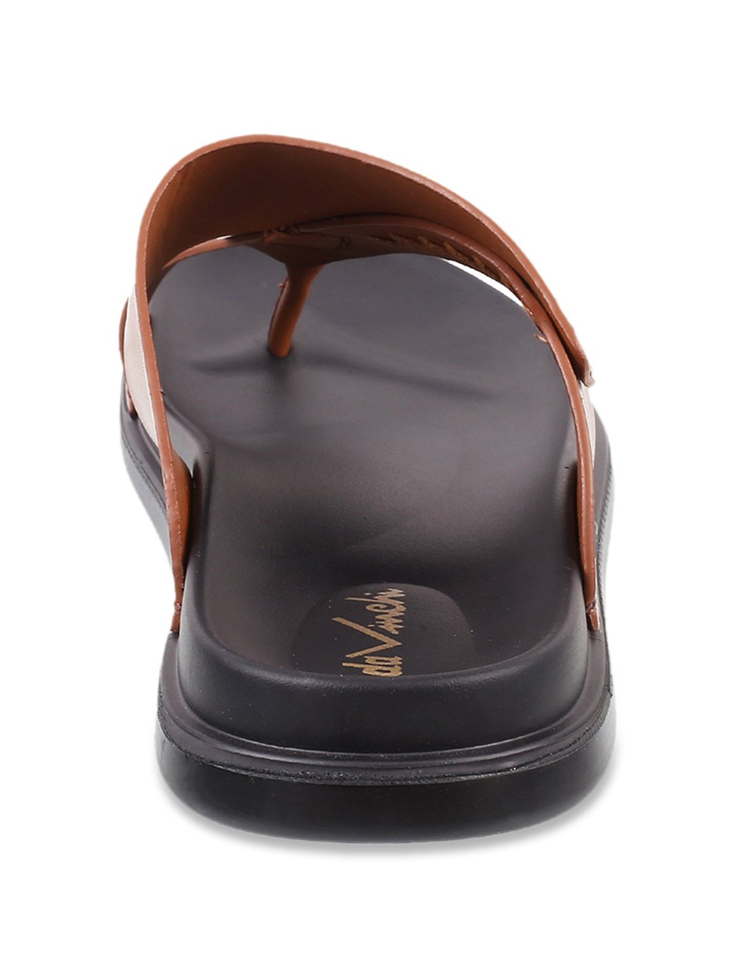 Da Vinchi by Metro Men's Tan Thong Sandals