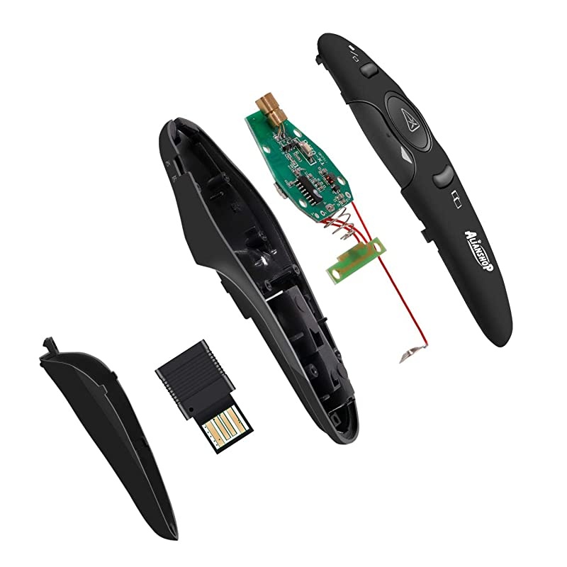 Wireless Presenter RF 24GHz Remote Presentation USB Control PowerPoint PPT Clicker Pointer