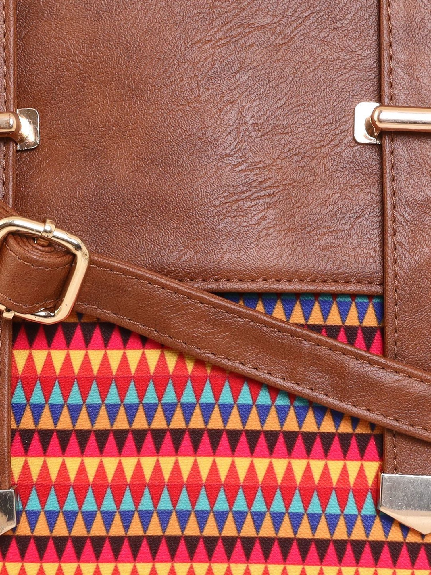 Sabhyata Multicolor Printed Medium Cross Body Bag