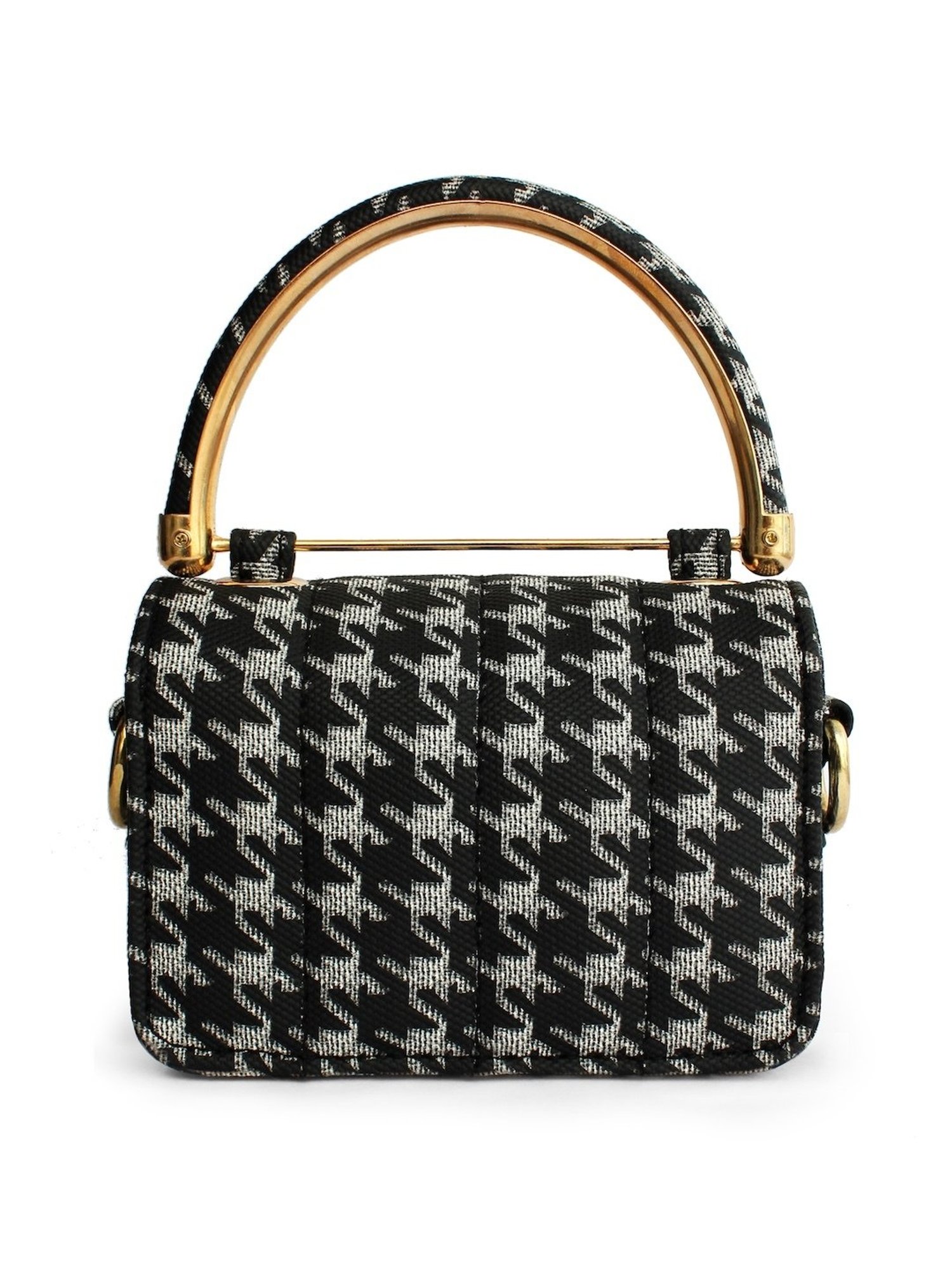 Modern Myth Nano Black Printed Small Mini Box Bag