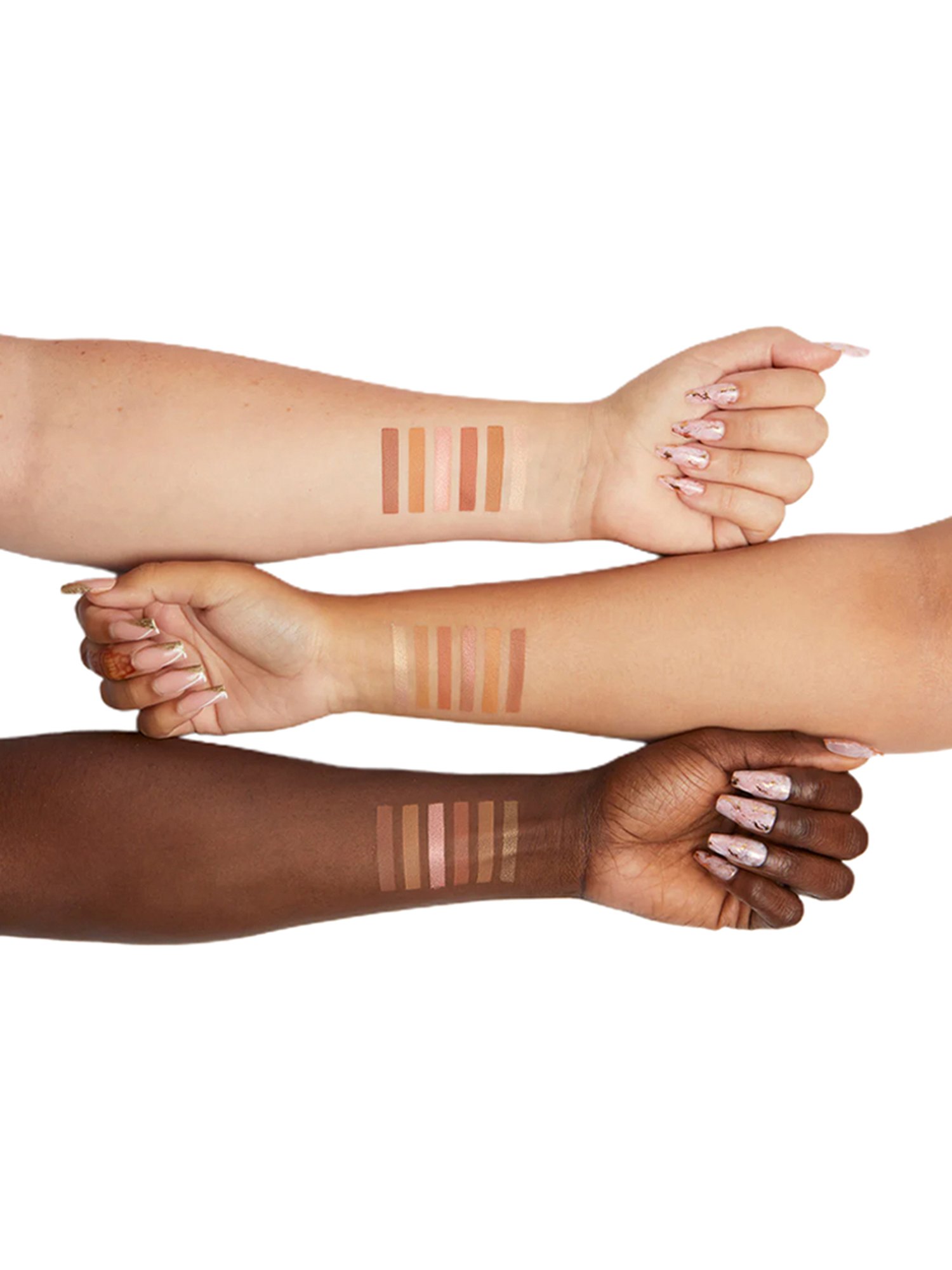 BH Cosmetics Nude Ego In The Buff All-in-One Face Palette Light To Medium - 15 gm