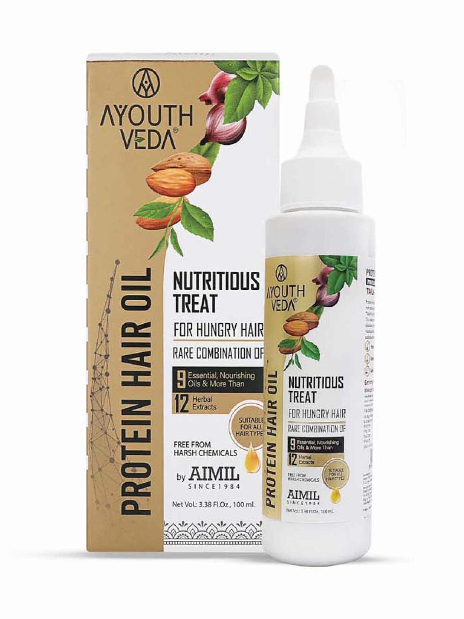 AyouthVeda Protein Hair Oil - 100 ml