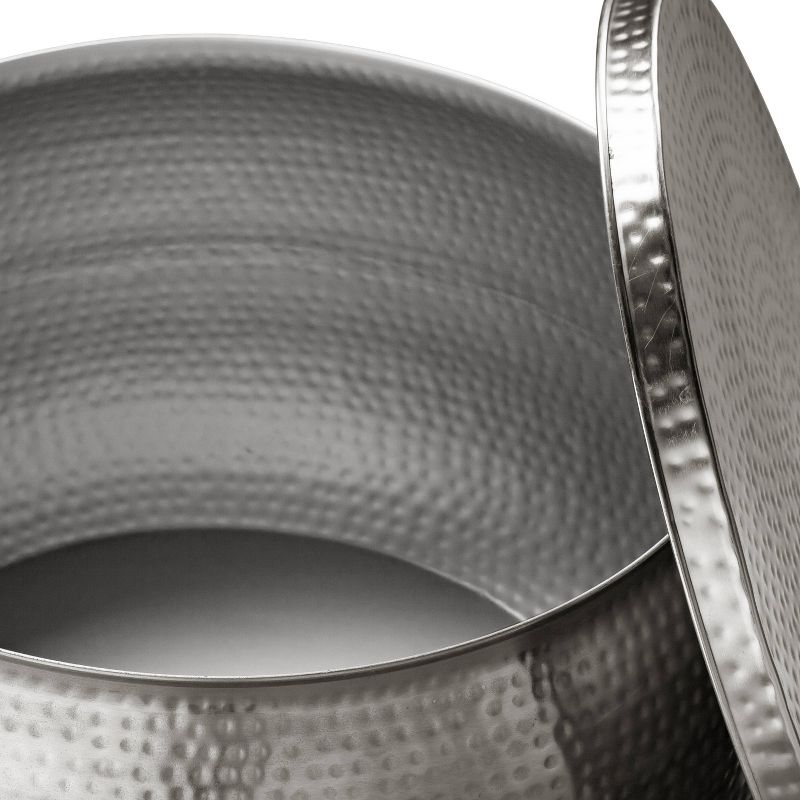 Lucas Coffee Table Matte Nickel - Poly & Bark