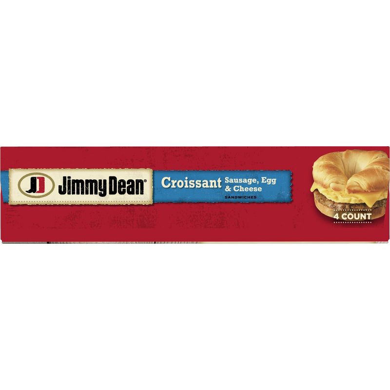 Jimmy Dean Sausage Egg & Cheese Frozen Croissant Sandwiches - 4ct