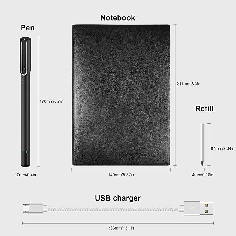 Smartpen Sync to The Mobile Devices for Notes with APP (Syncpen 1.0),Grey