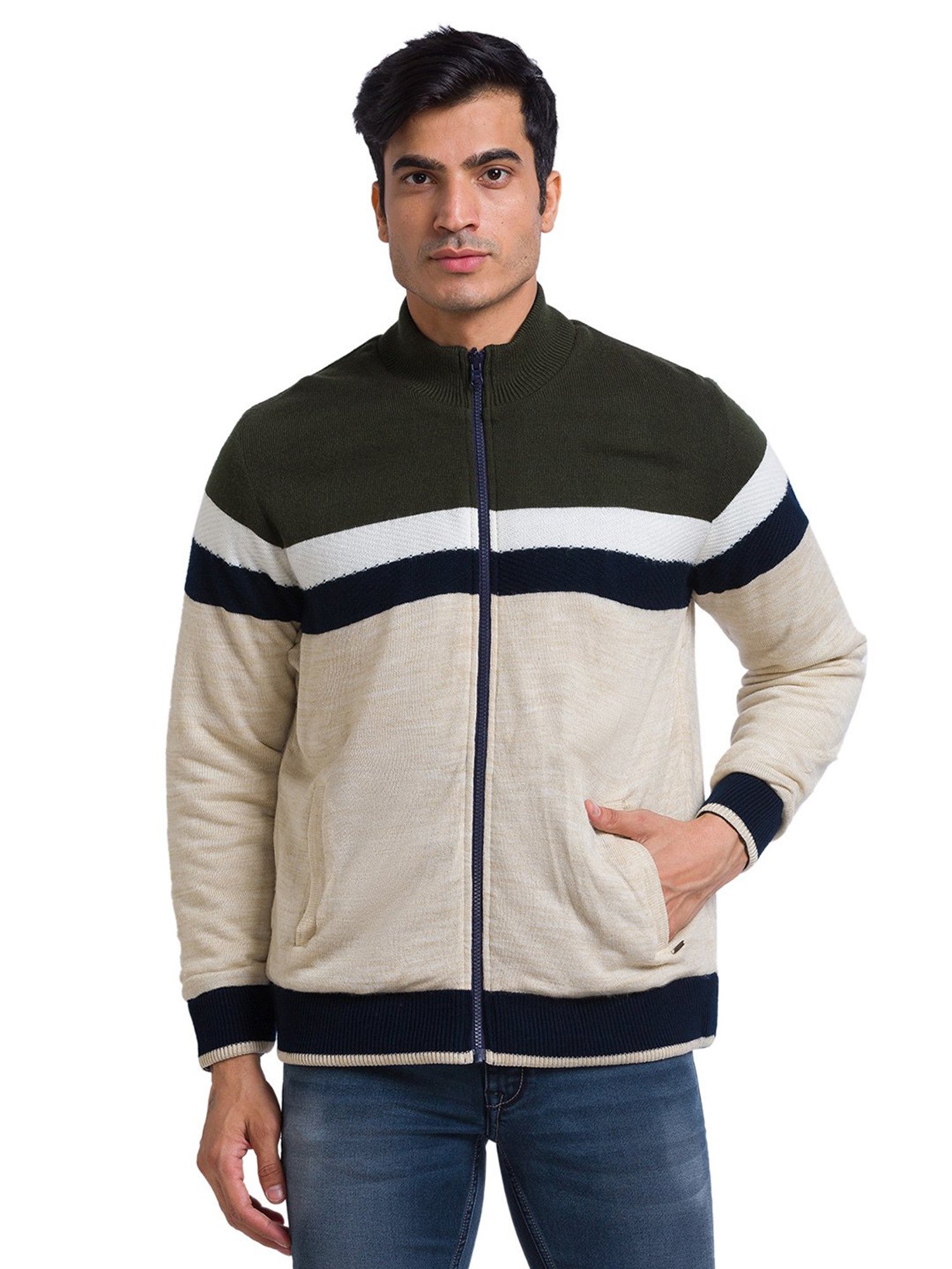 Parx Multicolor Regular Fit Sweater