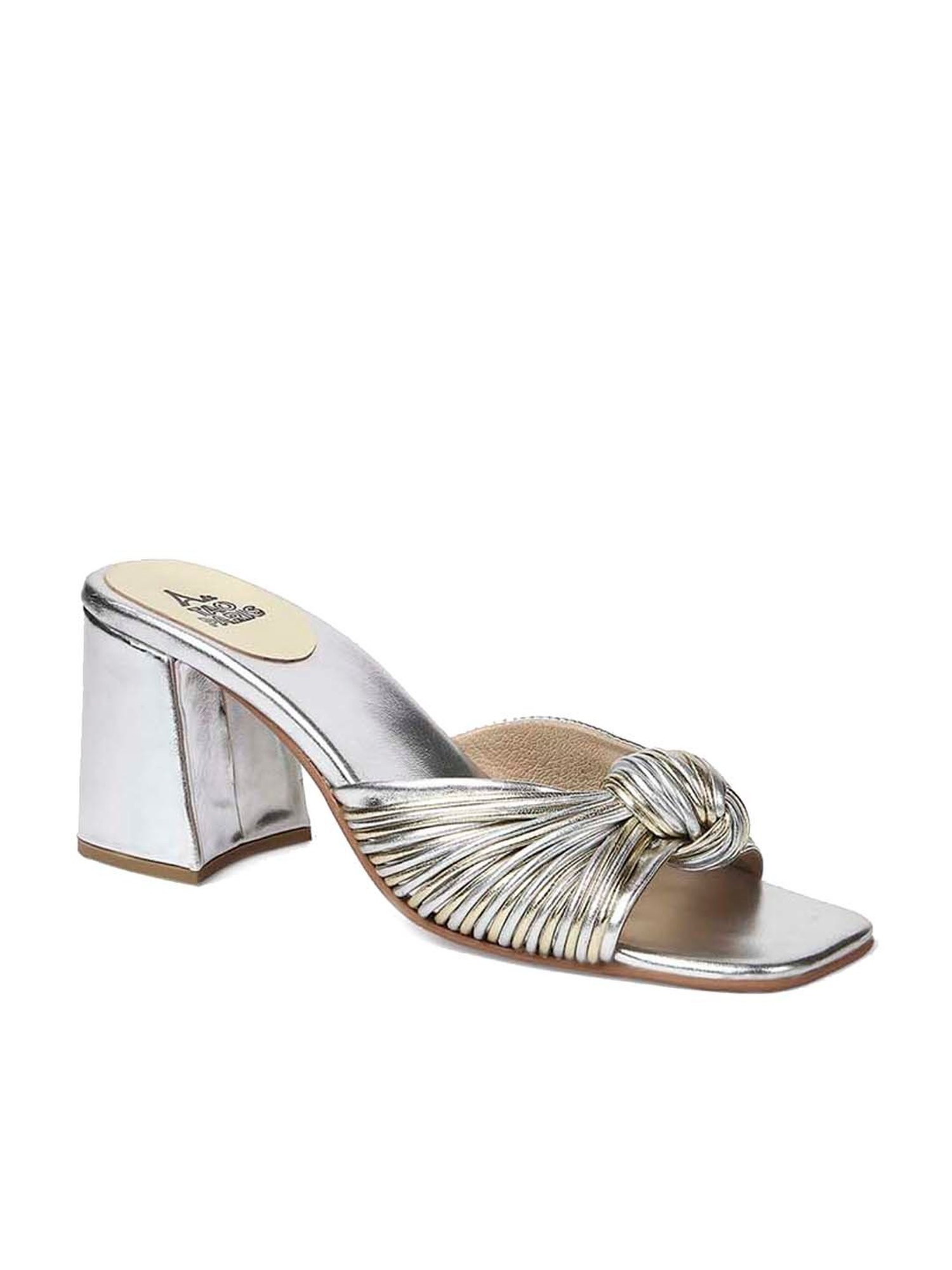 Tao Paris Women's LA Silver Casual Sandals