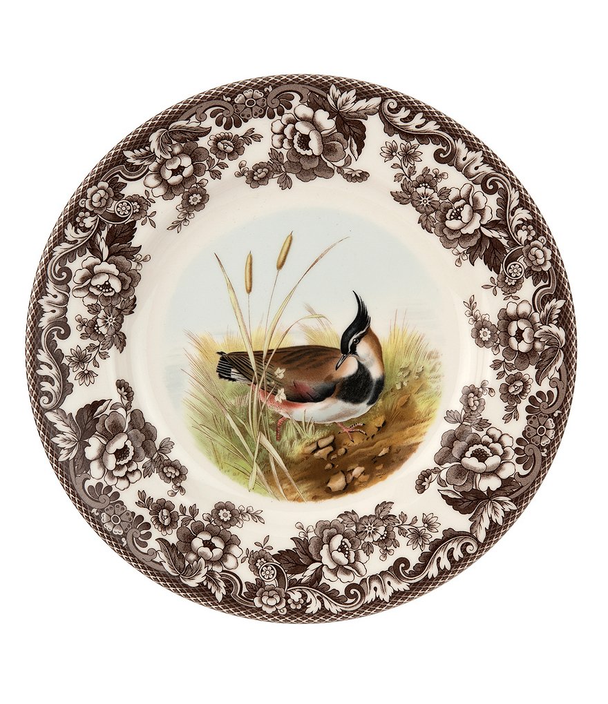 Spode Festive Fall Collection Woodland Lapwing Dinner Plate