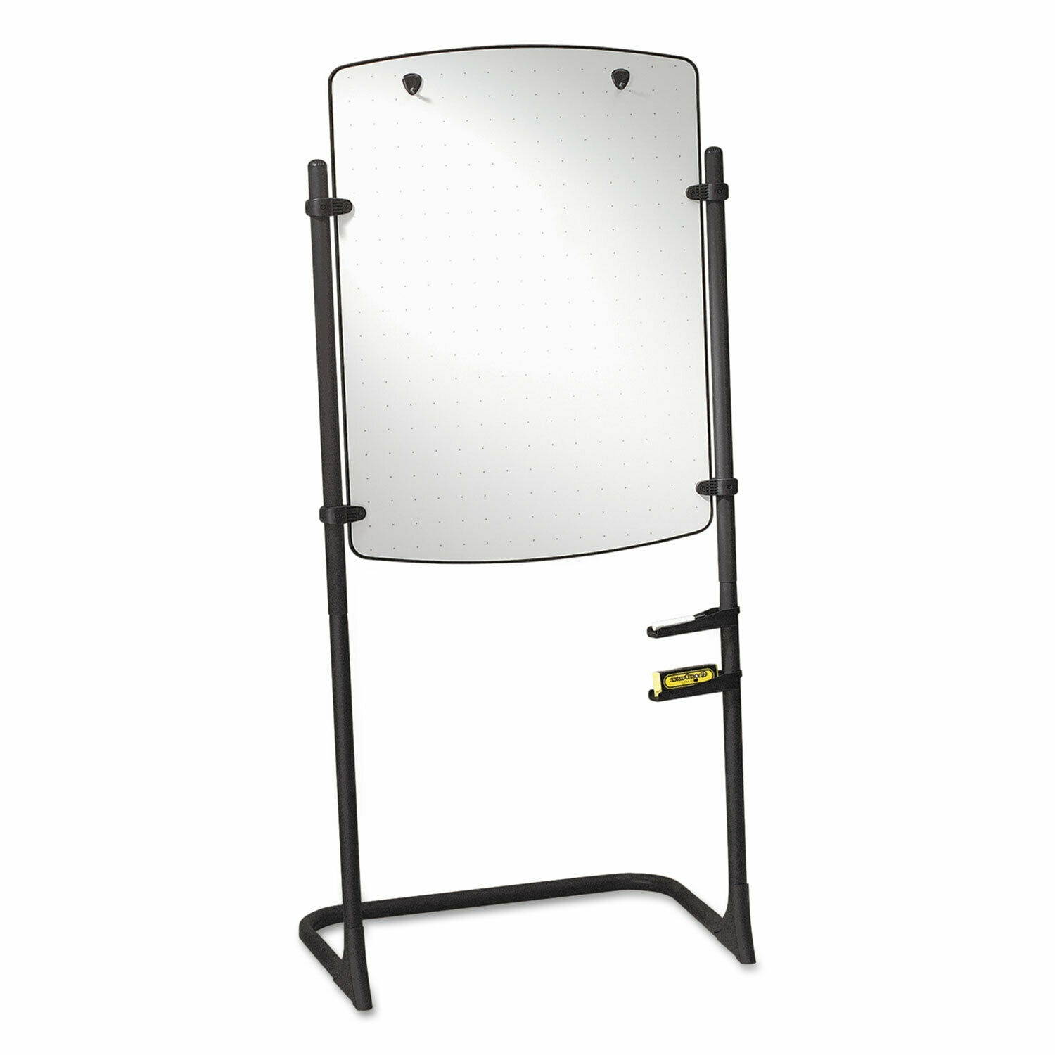 Quartet Total Erase Presentation Dry Erase Easel 31 x 41 White Black Steel Frame