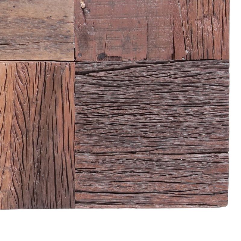 Pendroy Boho Glam Handcrafted Wood Console Table Natural/Silver - Christopher Knight Home