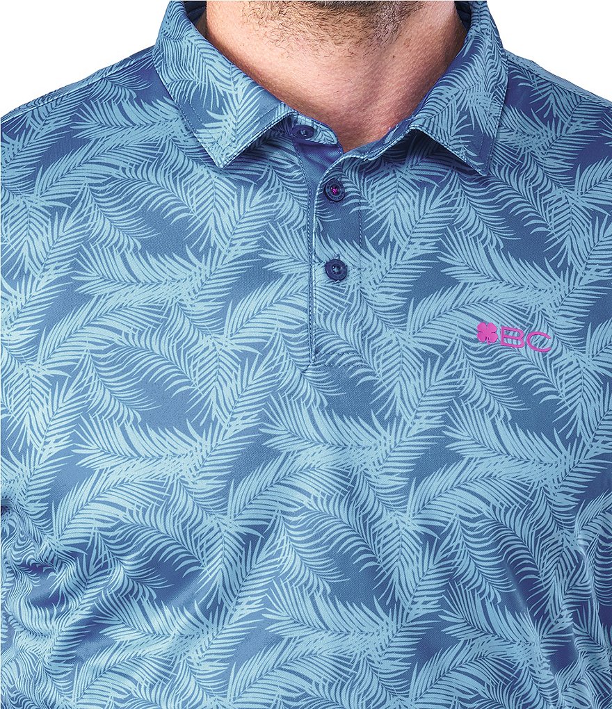 BLACK CLOVER Lucky Fit Short-Sleeve Jungle Dri-Balance&trade; Polo