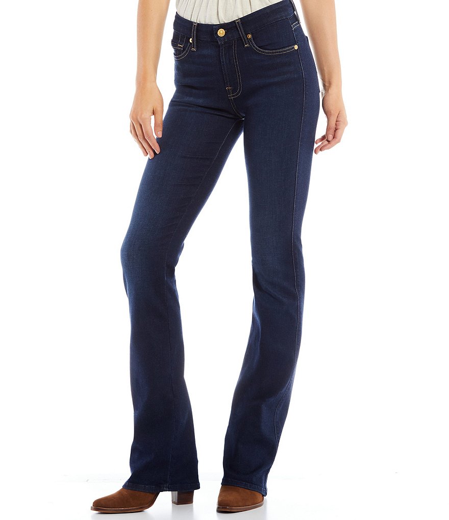 7 for all mankind Kimmie Stretch Denim Full Length Bootcut Jeans