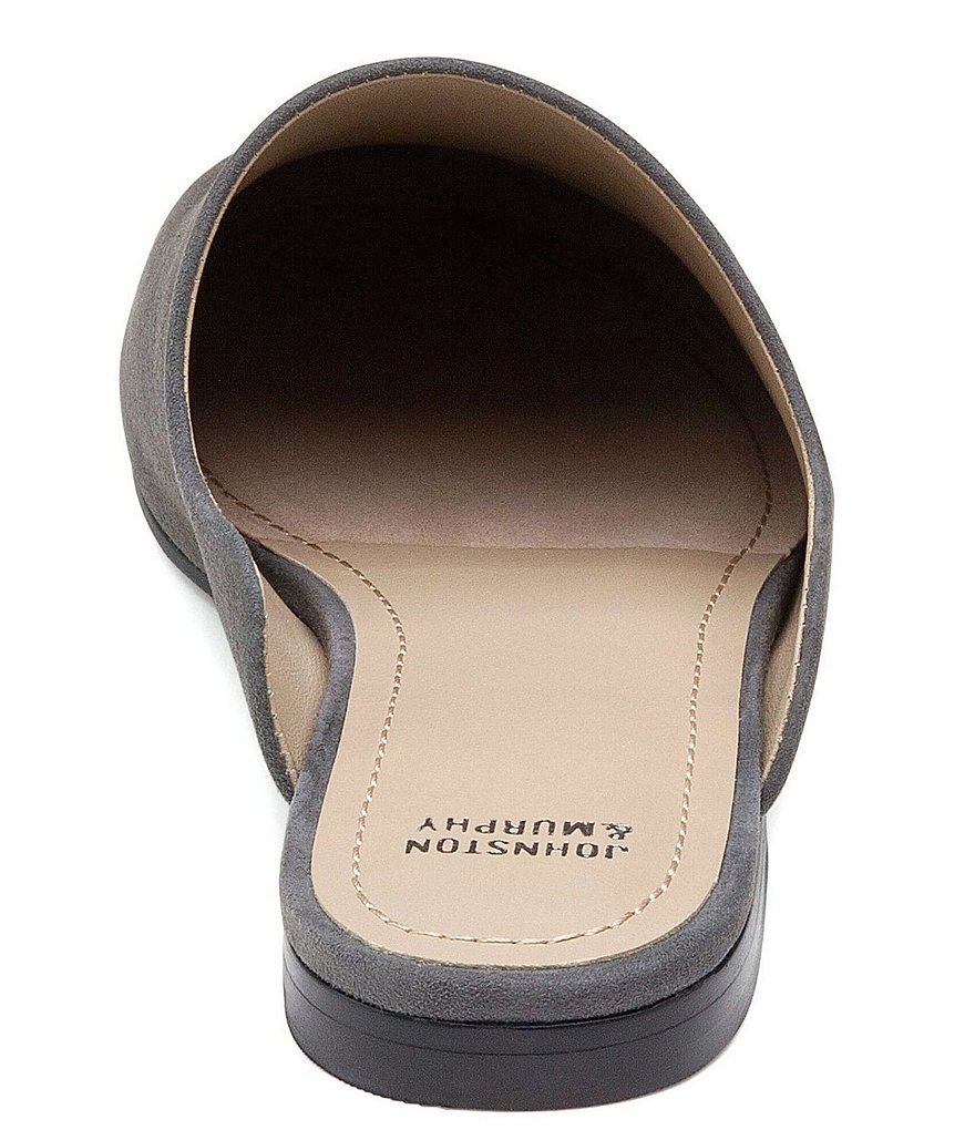 Johnston & Murphy Caroline Suede Flat Mules