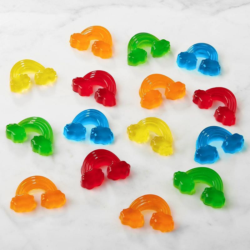 Trudeau 2pk Rainbow Chocolate Molds Fuchsia