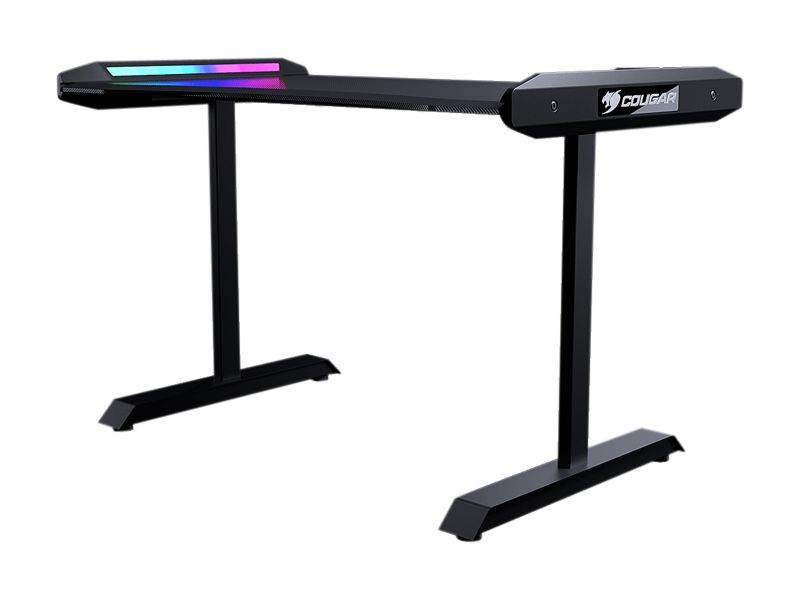 RESPAWN 3000 Gaming Computer Desk - Ergonomic Height Adjustable Gaming Desk, in Blue (RSP-3000-BLU)