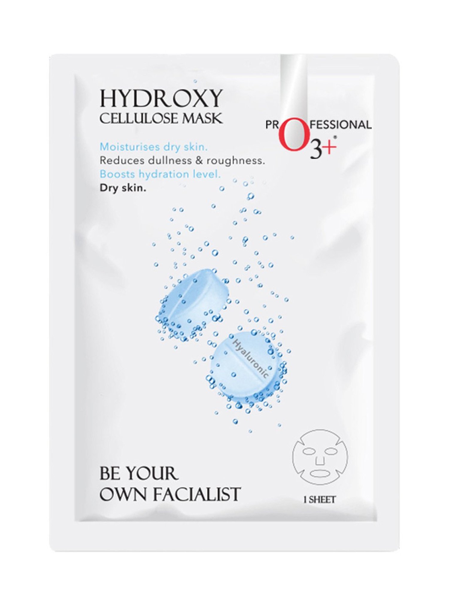 O3+ Facialist Hyaluronic Hydroxy Cellulose Mask - 30 gm