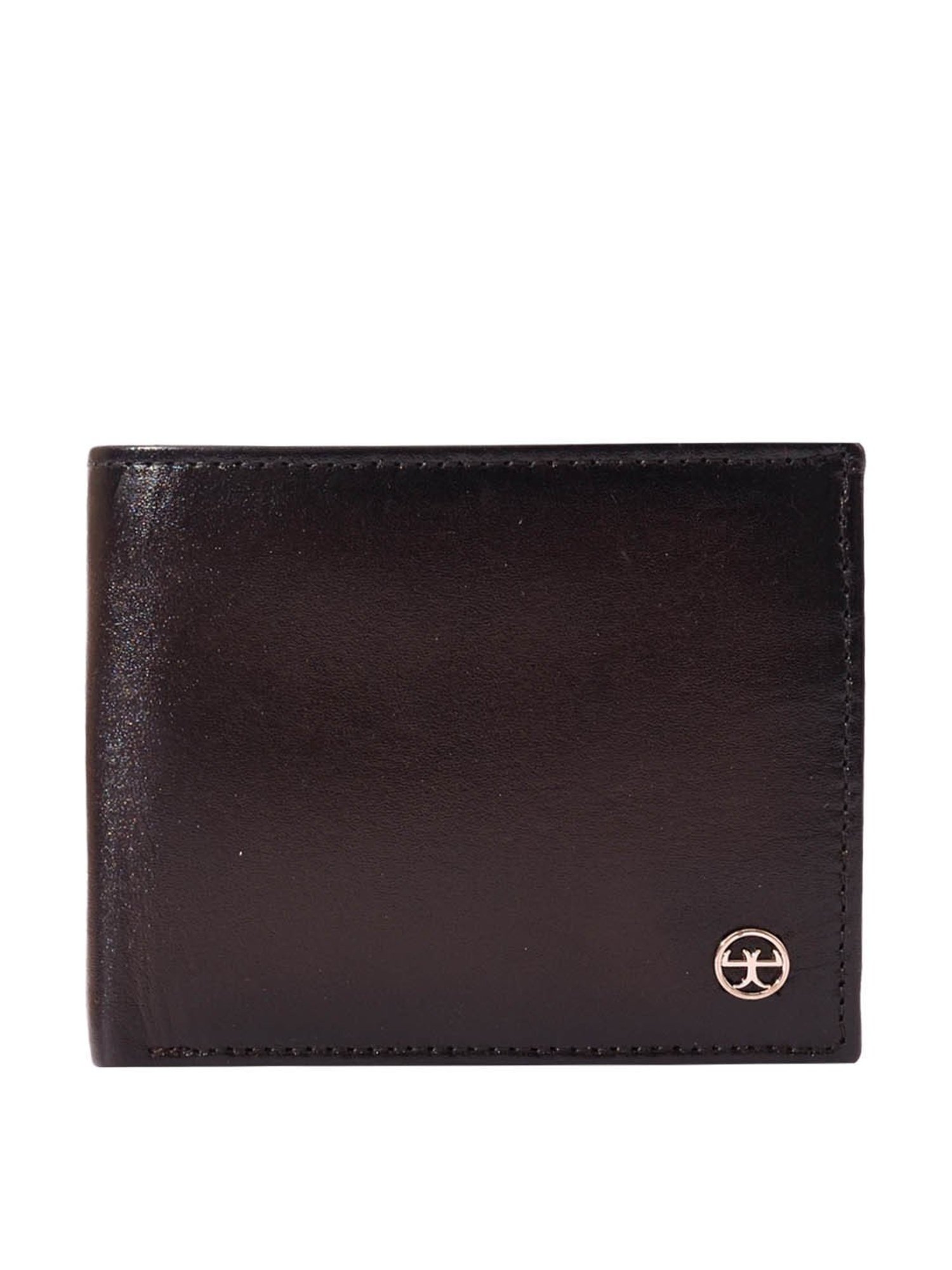 Eske Brown Casual Leather Bi-Fold Wallet for Men