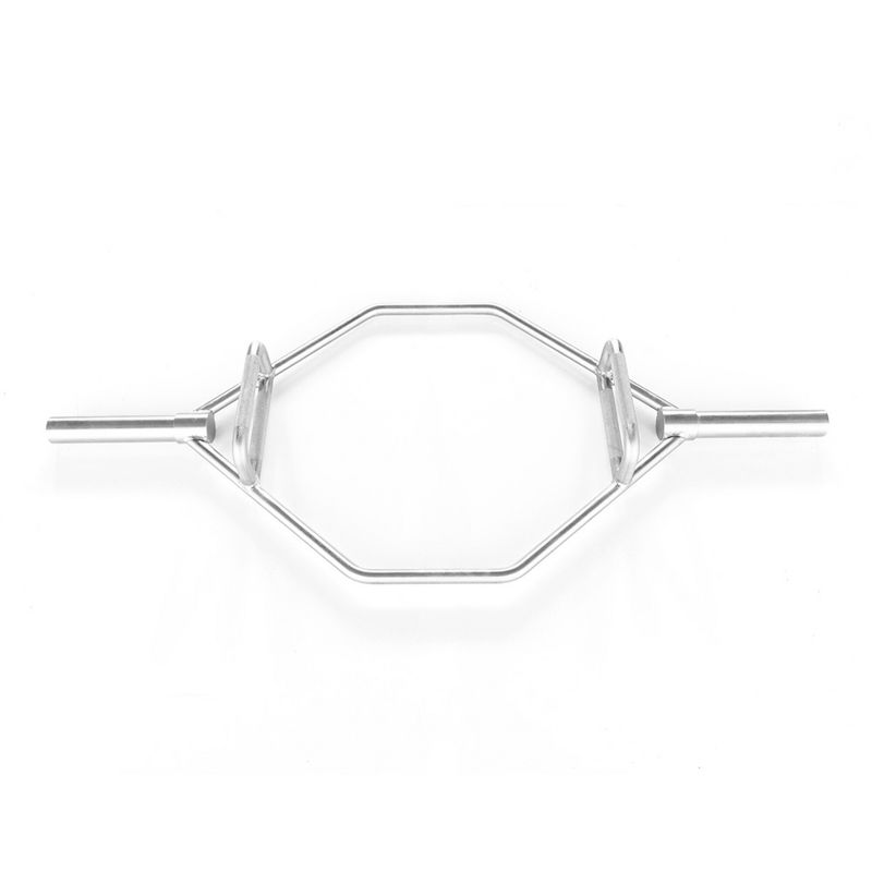 Power Systems 61858 Gym Equipment Squats Deadlift Power Pull Hex Bar with 2 Handle Options